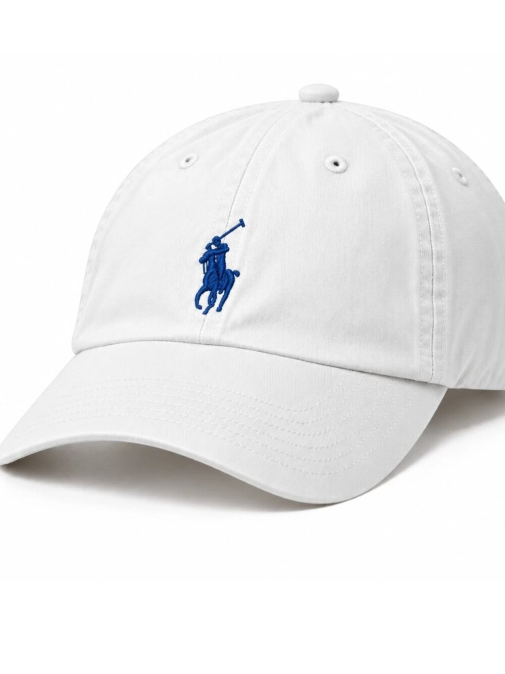 Polo Ralph Lauren Men's One Size Cotton Chino Adjustable Ball Cap White